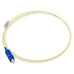 Schneider Electric SC to SC Simplex Single Mode OS2 Fibre Optic Cable, 9μm, Yellow, 1m