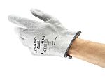 Ansell ActivArmr 42-445 Grey Polyester Heat Resistant Work Gloves, Size 8, Nitrile Coating