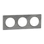 Schneider Electric Lighting Cover for use with Odace, 227mm Width,85mm Length, Clip Fixing