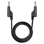 RS PRO Test Leads, 2.5A, 50V, Black, 25cm Lead Length