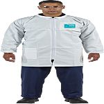 Ansell White Coverall, EN 1073-2, EN 1149-5, EN 14126, L