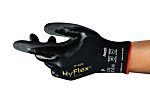 Ansell HyFlex 11-928 Black Ansell INTERCEPT Technology (Liner) Abrasion Resistant, Cut Resistant, Heat Resistant