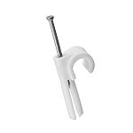 Nelco White Polyethylene hose clamp, 15mm Max. Bundle