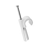 Nelco White Polyethylene hose clamp, 10mm Max. Bundle