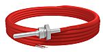 RS PRO Nickel Coated Brass PTC Temperature Sensor, -50°C Min, +200°C Max, 6mm Probe