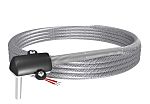 RS PRO PT100 Temperature Sensor, 5mm Dia, 50mm Long, +400°C Max