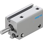 Festo Pneumatic Compact Cylinder - ADN-S-6-10-A-A-F1A, 6mm Bore, 10mm Stroke, ADN Series, Double Acting