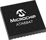 Microchip ATA6847T-5050E/NHX, Three Phase Brushless Motor DC Motor Driver 40-Pin, VQFN