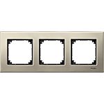 Schneider Electric Brown 3 Gang Light Switch Cover