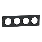 Schneider Electric Anthracite Interface Unit, 4 Gang, s5