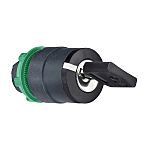 Schneider Electric Harmony 2-position Key Switch Head, 22mm Cutout