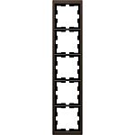 Schneider Electric Brown 5 Gang Light Switch Cover
