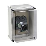 Schneider Electric ComPacT NSX Series Black Polyester Enclosure, IP55, IK08, Black Lid, 720 x 360 x 235mm