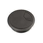 Schneider Electric Unica system+ Black Plastic 80mm Cable Grommet INS61212