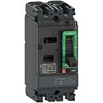 Interruptor automático Schneider Electric, 2 Polos, 160A, Capacidad de Ruptura 18 kA, Montaje en Carril DIN, ComPacT