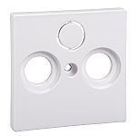 SAT, TV White Female Socket, Flush Mount