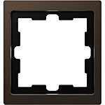 Plaque pour interrupteur Schneider Electric, 1 poste, Marron, Zamak