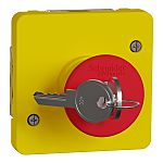 Schneider Electric Mureva Styl Series Rotary Emergency Stop Push Button, Surface Mount, 22mm Cutout, IP55