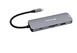 Verbatim 4 Port USB 3.2 USB A, USB C  Hub, USB Bus Powered, 121 x 40 x 13mm