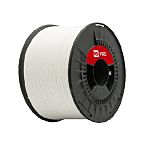RS PRO 2.85mm White PLA 3D Printer Filament, 1kg