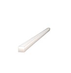 RS PRO Mirror Natural Plastic Sheet, 449.6mm x 10mm x 10mm, Plastic