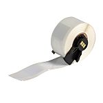 Brady M6 Black on White Label Printer Label, 1.313 in Width, 2in Label Length, 1in Label Width