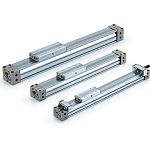 SMC Double Acting Rodless Pneumatic Cylinder 2000mm Stroke, 40mm Bore