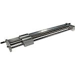 SMC Double Acting Rodless Pneumatic Cylinder 250mm Stroke, 10mm Bore