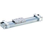 SMC Double Acting Rodless Pneumatic Cylinder 300mm Stroke, 16mm Bore