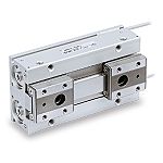 SMC 2 Finger Double Action Pneumatic Gripper, MHF2-8D2R, Low Profile Gripping Type