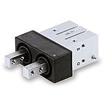 SMC 2 Finger Double Action Pneumatic Gripper, MHKL2-25D, Parallel Gripping Type