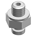 SMC 16mm Bellows Silicon Rubber Pneumatic Suction Cup ZP2A-M01P