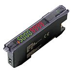 Omron Fibre Amplifier 3 μm, NPN Output Wires, 720 mW, IP50, 12 → 24 V