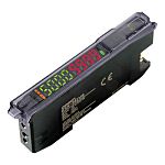 Omron Fibre Amplifier 3 μm, NPN Output Wires, 720 mW, IP50, 12 → 24 V