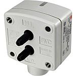 SMC Pressure Sensor 500kPa, 12 → 24V dc, IP40 0.02 bar