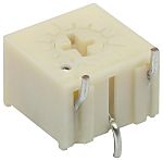 Potenciómetro para PCB Vishay serie TS7, 10kΩ máximo, 0.5W, , SMD