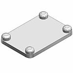 SMC Solenoid Valve Mounting Bracket for use with Solenoid Valves
