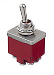 APEM Toggle Switch, Panel Mount, On-On, DPST, Screw Terminal, 28V