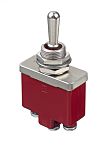 APEM Toggle Switch, Panel Mount, On-Off-On, SPST, Screw Terminal, 28V