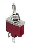 APEM Toggle Switch, Panel Mount, On-Off, SPST, Screw Terminal, 28V