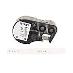 Brady B-461 Black on White Label Printer Labels, 0.6 in Length, 2.625 in Width, 0.6in Label Length, 2.625in Label Width