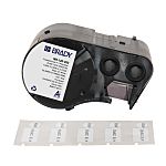 Brady B-492 Black on White Label Printer Labels, 0.5 in Length, 1 in Width, 0.5in Label Length, 1in Label Width