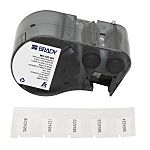 Brady B-461 Black on White Label Printer Labels, 0.5 in Length, 1.125 in Width, 0.5in Label Length, 1.125in Label Width