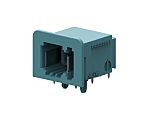 TE Connectivity, MATEnet Header Blue Board Mount 2 Way, PCB Termination 9-2304372-9