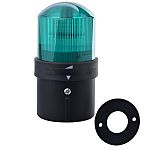 Schneider Electric Harmony XVB Universal Series Green Flashing Beacon, 24 V ac, Base Mount, Incandescent, LED Bulb,