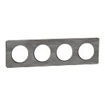 Schneider Electric Lighting Cover for use with Odace, 298mm Width,85mm Length, Clip Fixing