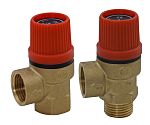 RS PRO 6bar Pressure Relief Valve With Female, Male BSP 1/2 in BSP Connection