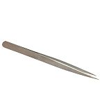 RS PRO 115mm, Low Carbon Austenitic Steel, Straight, Tweezer