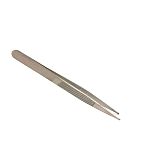 RS PRO 120mm, Low Carbon Austenitic Steel, Flat; Serrated, Tweezer