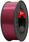 RS PRO 1.75mm Pink PLA 3D Printer Filament, 1kg